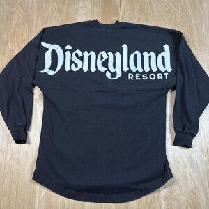 Disneyland Resort Jersey Size XS Women's Long Sleeve Shirt Black Disney Tops